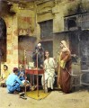 El vendedor de tabaco El Cairo Alphons Leopold Mielich Escenas orientalistas